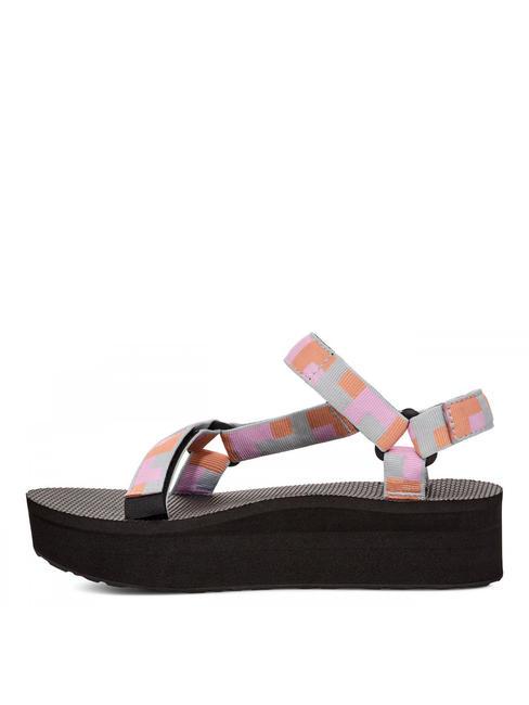 FLATFORM UNIVERSAL Sandale Retro-Formen perlblau - Damenschuhe