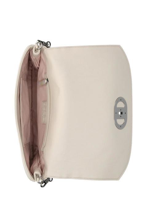 INDIS  Tasche mit Schultergurt echter Champagner - Damentaschen