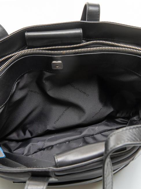 RYAN 14 "PC-Shopper aus recyceltem Stoff Schwarz - Damentaschen