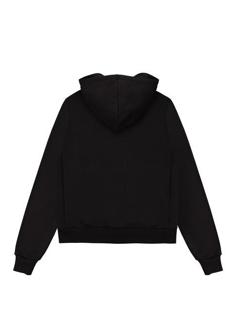 LIKEBLE Sweatshirt mit durchgehendem Reißverschluss, Taschen und Kapuze Schwarz - Sweatshirts Herren