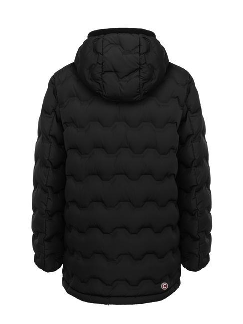 UNCOMMON Maxi-Daunenjacke mit Kapuze Schwarz - Daunenjacken für Herren