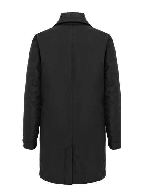 FRAMEWORK Lange wattierte Jacke mit Latz f Schwarz - Herrenjacken