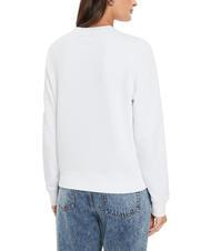 GUESS JEANS LOGO Sweatshirt mit normaler Passform und Rundhalsausschnitt purwei&szlig; - Sweatshirts Damen - 2