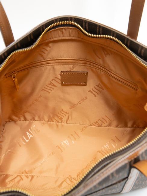 MONOGRAM Einkaufstasche mit Logo-Aufdruck dunkelbraun - Damentaschen