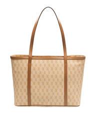ALVIERO MARTINI PRIMA CLASSE MONOGRAM Einkaufstasche mit Logo-Aufdruck Creme - Damentaschen - 3