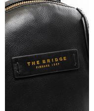THE BRIDGE DOMITILLA Lederrucksack Schwarzes Gold - Damentaschen - 3