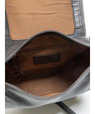 THE BRIDGE DOMITILLA Umhängetasche aus Leder Schwarzes Gold - Damentaschen - 5