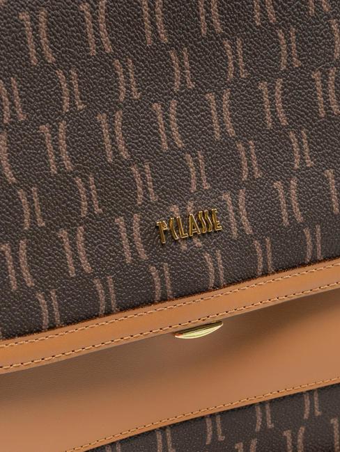 MONOGRAM  Handmappe mit Schultergurt dunkelbraun - Damentaschen