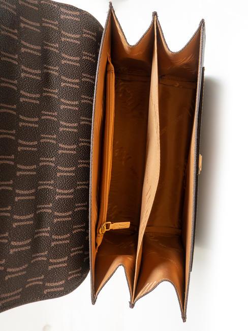 MONOGRAM  Handmappe mit Schultergurt dunkelbraun - Damentaschen