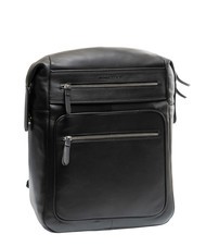 MOMO DESIGN BICOLOR Lederrucksack für 15,6-Zoll-Laptop Schwarz Schwarz - PC-Rucksäcke - 4