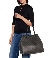 GUESS ECO VICTTORIA Umhängetasche Kohle - Damentaschen - 6