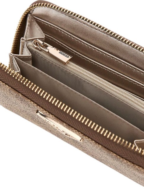 LAUREL 4G Mittelgro&szlig;e Geldb&ouml;rse mit umlaufendem Rei&szlig;verschluss MILCH-LOGO - Brieftaschen Damen