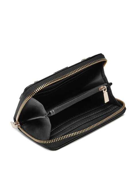 ECO ALI  Geldb&ouml;rse mit Reptilienmuster SCHWARZ - Brieftaschen Damen