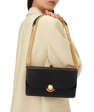 FURLA SFERA Umhängetasche, Umhängetasche aus Leder Schwarz - Damentaschen - 6