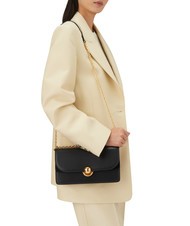 FURLA SFERA Umhängetasche, Umhängetasche aus Leder Schwarz - Damentaschen - 7