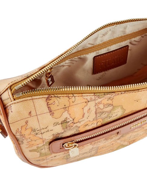 GEO CLASSIC Halbmondförmige Umhängetasche NATÜRLICH - Damentaschen