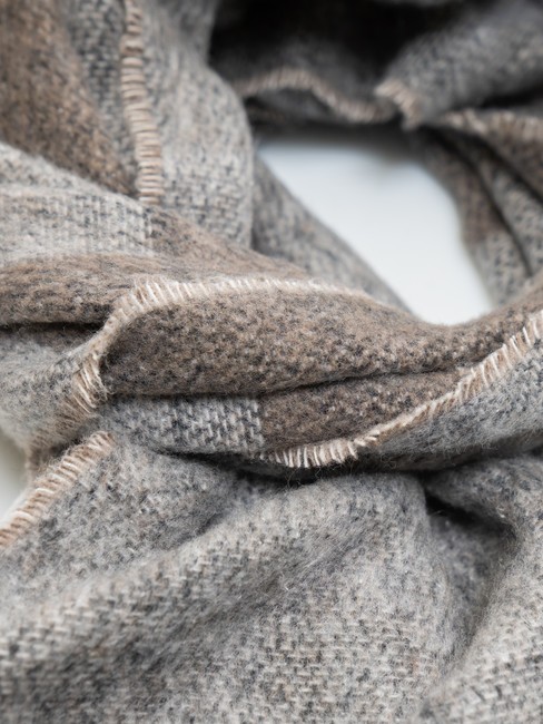 1C Ausgefranster Schal NAT&Uuml;RLICH - Schals