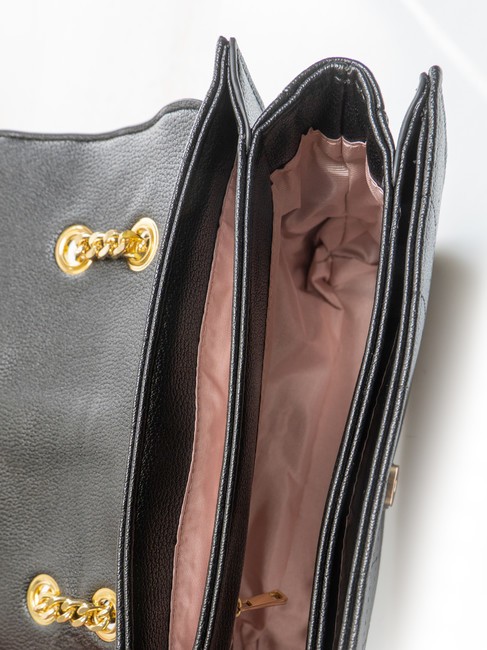 CHANTAL Schulter-/Umh&auml;ngetasche SCHWARZ - Damentaschen