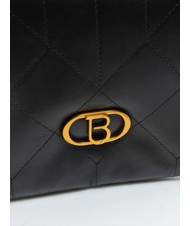 TOSCA BLU CHAMONIX  Umhängetasche aus Leder Schwarz - Damentaschen - 3