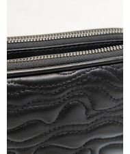 TOSCA BLU QUEBEC Mini-Umhängetasche aus Leder Schwarz - Damentaschen - 3