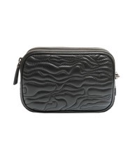 TOSCA BLU QUEBEC Mini-Umhängetasche aus Leder Schwarz - Damentaschen - 4