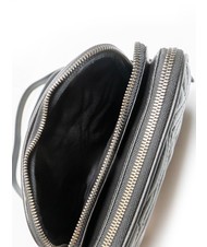 TOSCA BLU QUEBEC Mini-Umhängetasche aus Leder Schwarz - Damentaschen - 6