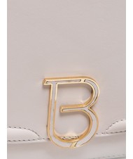 TOSCA BLU VERBIER Umhängetasche aus Leder mit Klappe EIS - Damentaschen - 3