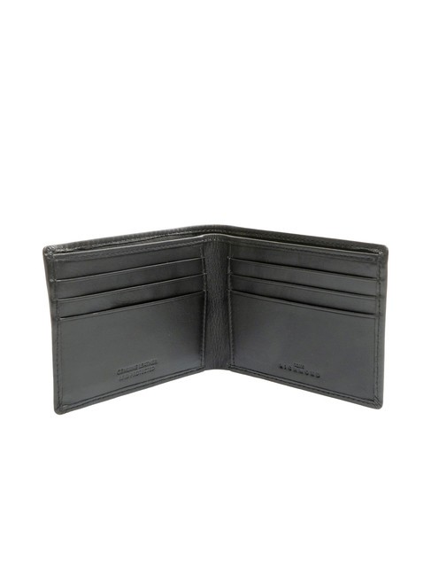 EMBOSSED LOGO Geldbörse aus Leder mit RFID-Schutz Schwarz - Brieftaschen Herren