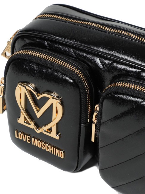 CITY POCKETS Gesteppte Umhängetasche Schwarz - Damentaschen