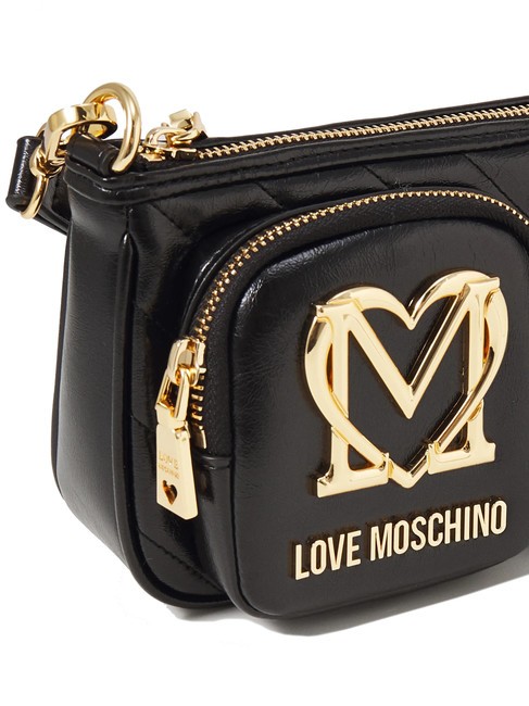 CITY POCKETS Gesteppte Umhängetasche Schwarz - Damentaschen