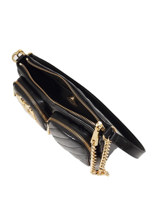 CITY POCKETS Gesteppte Umhängetasche Schwarz - Damentaschen