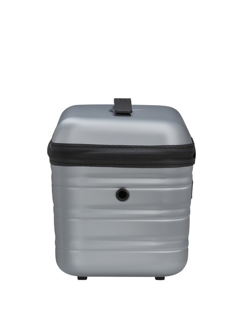 FLASHLINE Stabiler Kosmetikkoffer mit Schultergurt Himmelssilber - Beauty-Case