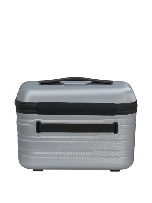 FLASHLINE Stabiler Kosmetikkoffer mit Schultergurt Himmelssilber - Beauty-Case