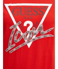 GUESS SS CN ICON  Baumwoll-T-Shirt köstliches Rot - T-Shirts und Tops für Damen - 4