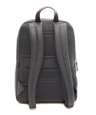 PIQUADRO X1 13 "Laptop-Rucksack aus Leder blau / braun - PC-Rucksäcke - 3