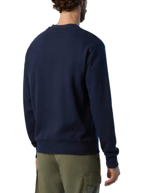 BASIC Sweatshirt mit Rundhalsausschnitt und Logo-Print Navy blau - Sweatshirts Herren