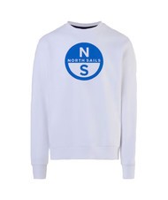 NORTH SAILS BASIC Sweatshirt mit Rundhalsausschnitt und Logo-Print Weiß - Sweatshirts Herren - 4