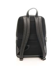 PIQUADRO X1 13 "Laptop-Rucksack aus Leder schwarzgrau - PC-Rucksäcke - 3