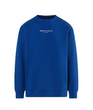 NORTH SAILS BASIC Baumwoll-Sweatshirt mit Logo-Schriftzug Surfblau - Sweatshirts Herren - 6