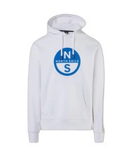 NORTH SAILS BASIC Kapuzenpullover mit Logo-Print Weiß - Sweatshirts Herren - 4