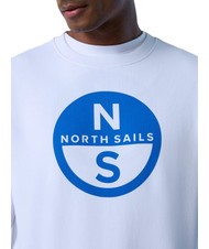NORTH SAILS BASIC Sweatshirt mit Rundhalsausschnitt und Logo-Print Wei&szlig; - Sweatshirts Herren - 3