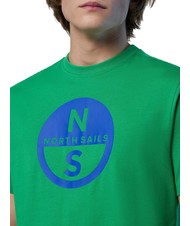 NORTH SAILS BASIC T-Shirt aus Baumwolle mit Logo-Print grüne Biene - Herren-T-Shirts - 3