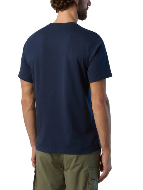 BASIC T-Shirt aus Baumwolle mit Logo-Print Navy blau - Herren-T-Shirts