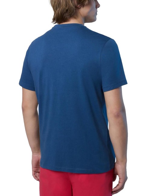 BASIC T-Shirt aus Baumwolle mit Logo-Print dunkler Denim - Herren-T-Shirts