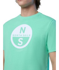 NORTH SAILS BASIC T-Shirt aus Baumwolle mit Logo-Print Frühlingsknospe - Herren-T-Shirts - 3