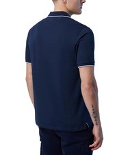NORTH SAILS COLLAR STRIPED Kurzarm-Poloshirt aus Baumwolle Navy blau - Herren-Polo-Shirts/Herren-Polo-Shirt/Herrenpoloshirt/Herrenpoloshirts - 2