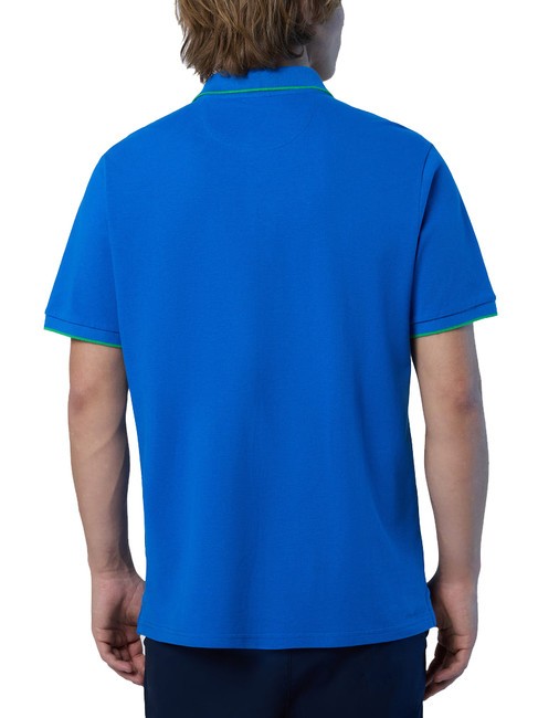 COLLAR STRIPED Kurzarm-Poloshirt aus Baumwolle königlich - Herren-Polo-Shirts/Herren-Polo-Shirt/Herrenpoloshirt/Herrenpoloshirts