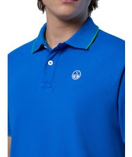 NORTH SAILS COLLAR STRIPED Kurzarm-Poloshirt aus Baumwolle königlich - Herren-Polo-Shirts/Herren-Polo-Shirt/Herrenpoloshirt/Herrenpoloshirts - 4