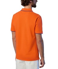 NORTH SAILS COLLAR STRIPED Kurzarm-Poloshirt aus Baumwolle Flammenorange - Herren-Polo-Shirts/Herren-Polo-Shirt/Herrenpoloshirt/Herrenpoloshirts - 2