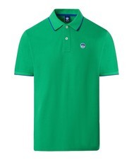 NORTH SAILS COLLAR STRIPED Kurzarm-Poloshirt aus Baumwolle gr&uuml;ne Biene - Herren-Polo-Shirts/Herren-Polo-Shirt/Herrenpoloshirt/Herrenpoloshirts - 3